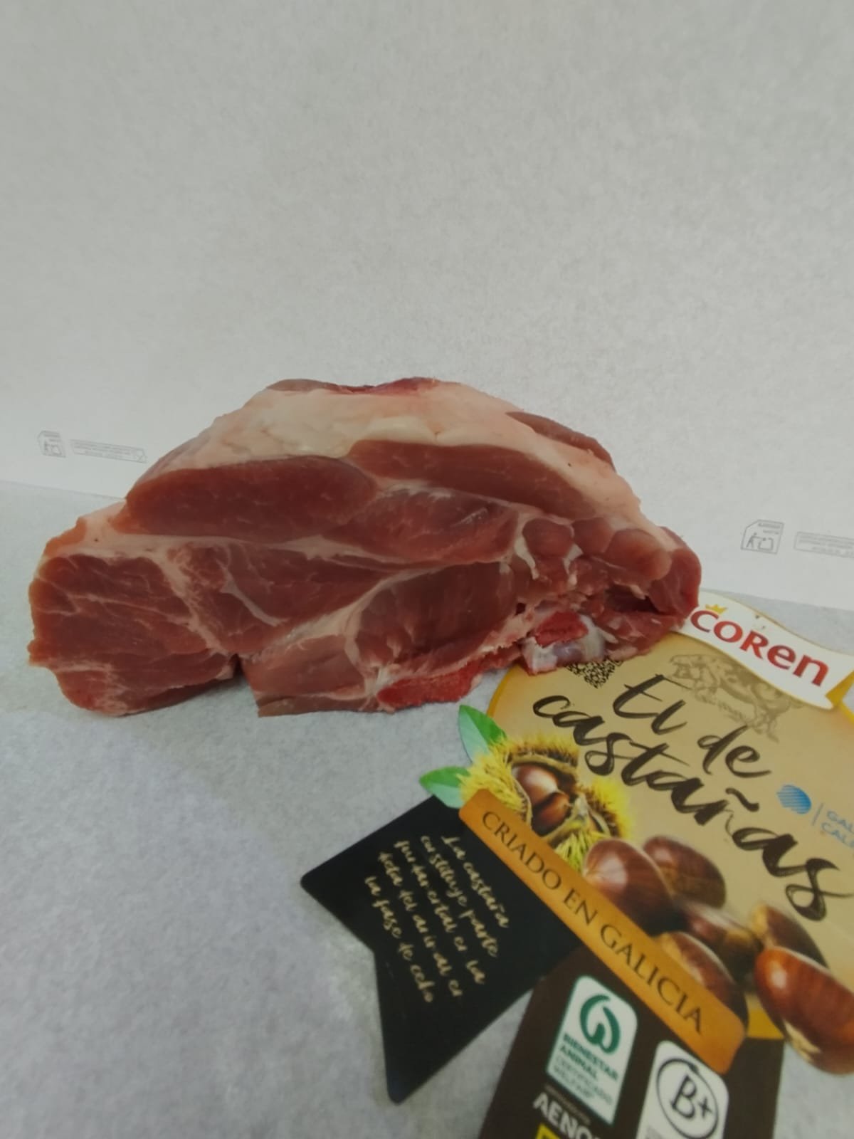 Chuletas Aguja Cerdo Selecta de Castañas - Imagen 2