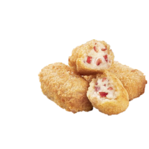 Croquetas de cecina de vaca y rulo de cabra