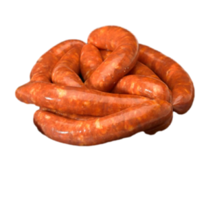 Salchicha de cerdo roja